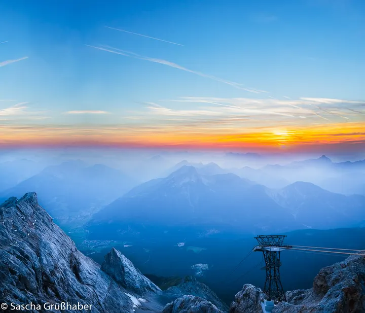 Sunrise over the Alps